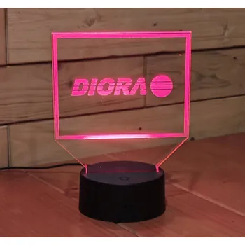 Lampička Lampička Led Diora Dálkový Ovladač Jméno Dedikace