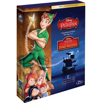Kolekce Petr Pan 1+2 (2Blu-ray) - 2x Blu-ray v krabičce