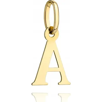Přívěsek Zlatý přívěsek 585 dámský písmeno A přívěsek jako dárek 14k