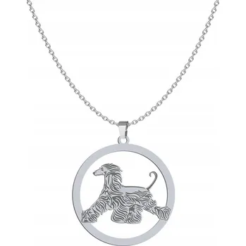 Náhrdelník Náhrdelník ze STŘÍBRA 925 Afgánský chrt GRAVÍROVÁNÍ DÁREK
