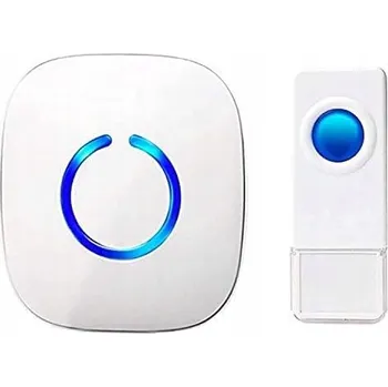 Domovní zvonek ELAORY Bezdrátový Zvonek na Dveře 300m Vodotěsný Set s LED