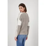 Svetr Monari 9060 šedý s lurexem Velikost: 38