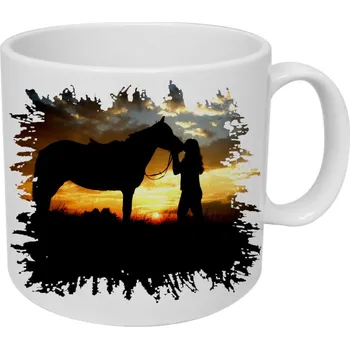 Moon River Kůň hrnek s koněm vzor 016 obsah 330 ml (hrneček s koněm)