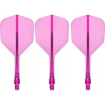 Příslušenství pro šipky Mission Letky Force 90 Vortex - Standard No6 - Medium - Pink F5025