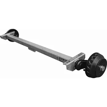 Přívěs Brzděná náprava KNOTT VGB18MV pro přívěs / plato 1800 kg, 1750 mm, 2220 mm, 5x112