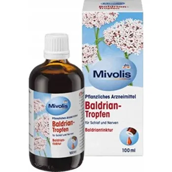 Přípravek na podporu paměti a spánku Mivolis Kozlík lékařský v kapkách na spaní, nervozitu a zklidnění 100 ml z Německa