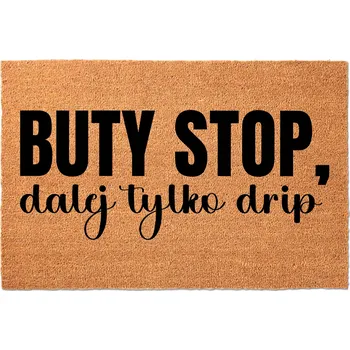 KOKOSOVÁ ROHOŽKA PŘED DVEŘE 60X40 CM - ČISTIČ BOT
