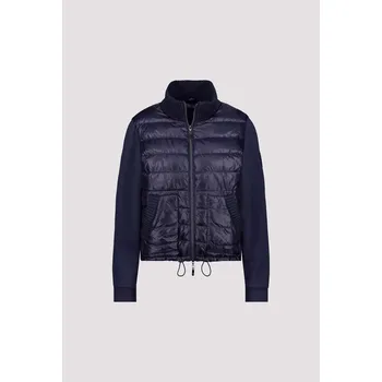 Dámský kabát Bunda Monari 9133 tmavě modrá na zip Velikost: 38