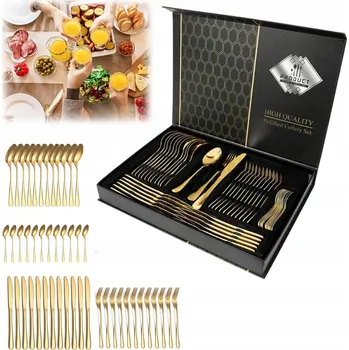 Příbor SADA PŘÍBORŮ KUFR SADA NEREZOVÁ OCEL 48EL PRO 12 OSOB