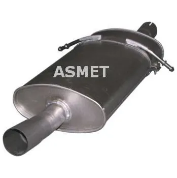 Tlumič výfuku Střední tlumič výfuku ASMET 01.069