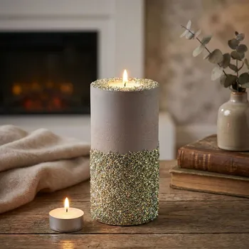 Lucerna Lampion válec MONDEX 12 × 24 cm len multi