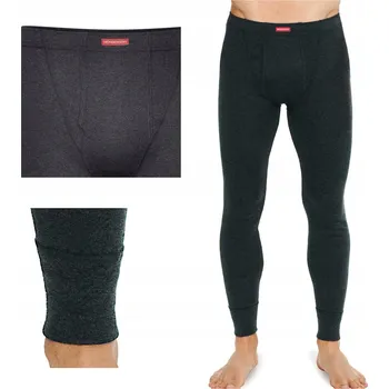 Pánské termo spodky Pánské spodky Henderson dlouhé grafitové 100% bavlna velikost XXL