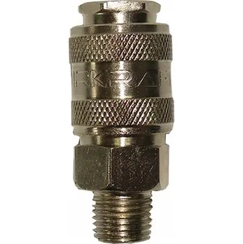 Příslušenství ke kompresoru PNEUMATICKÁ RYCHLOSPOJKA ZÁSUVKA Vnější ZÁVIT 1/4" RYCHLOSPOJKA
