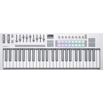 Master keyboard Novation Launchkey 49 MK4 MIDI keyboard White