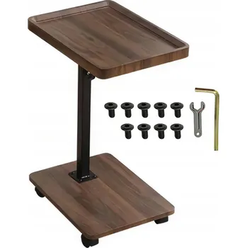 Konferenční stolek Přistavný stolek k posteli pro nemocné, seniory a osoby se zdravotním postižením s regulací