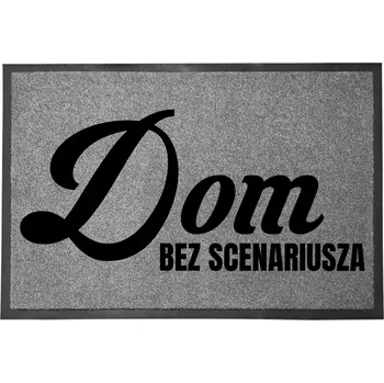 Rohožka ŠEDÁ VSTUPNÍ ROHOŽKA 60X40CM PŘED DVEŘE DOMU - BEZ NÁPISU