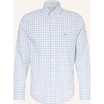 Pánská košile Gant Pánská Košile Regular Fit, bílá / tmavě modrá / modrá, 40