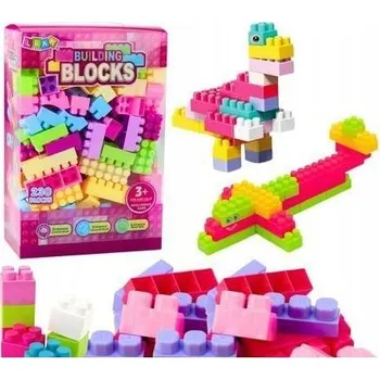 ostatní stavebnice STAVEBNICE V KRABICI EDUKATIVNÍ BAREVNÉ 230 DÍLKŮ.