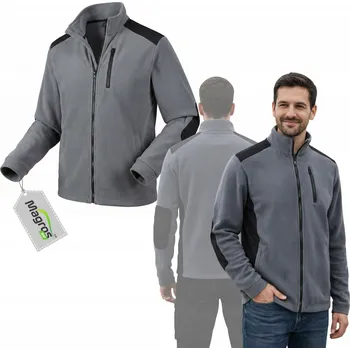 Pracovní obuv Mikina Polar Pracovní rozepínací BOZP Tlustá Teplá 420 g