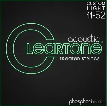 Strunný nástroj Cleartone struny pro kytaru Phosphor Bronze 11-52