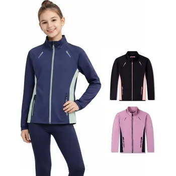 Dívčí mikina KUGO DÍVČÍ FUNKČNÍ MIKINY SM3663 Velikost: 140, Barva: Šedá