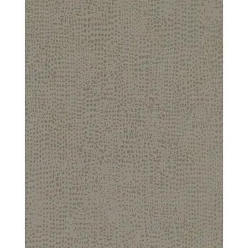 Tapeta HNĚDÁ OZDOBNÁ TAPETA VZOR ZLATO-STŘÍBRNÉ SKVRNY PAPUCE TAPETY