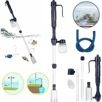 Vrták Elektrický Vysavač do akvária, výměna vody, filtrace, čištění štěrku