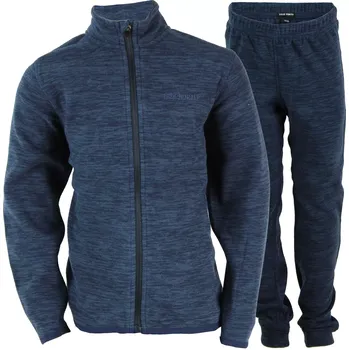 Chlapecká mikina True North dětský fleecový set mikina celorozpínací a kalhoty, Navy Melange 86/92