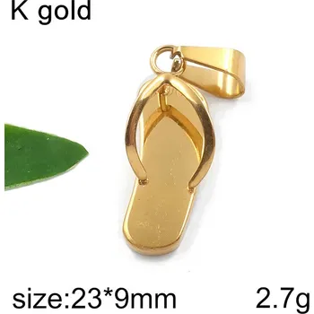 Přívěsek Žabka ve zlaté barvě - ocelový přívěsek (Žabky ve zlaté barvě - ocelový přívěsek)