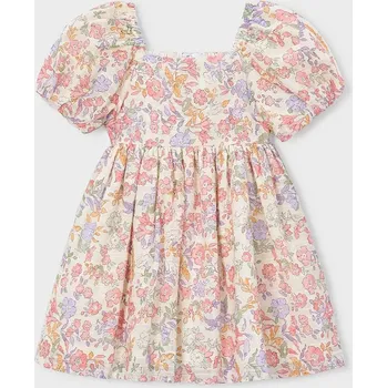 Dívčí šaty Dívčí šaty Mayoral 3928.6E.Mini.PPY2 béžová 02X, vel. 116