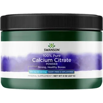 Swanson Citrát vápenatý - 100% čistota 227 g