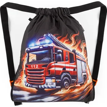 Dětské zboží Bagmaster SÁČEK DOPI 26 B školní na přezůvky / tělocvik – hasiči