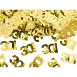 PartyDeco Metalické zlaté konfety 30 15…