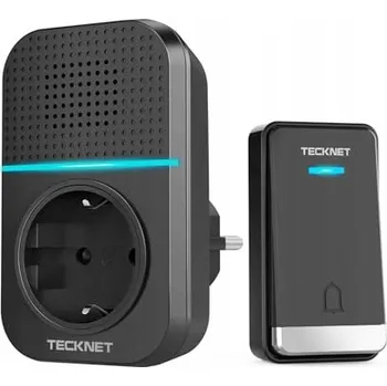 Domovní zvonek TECKNET Bezdrátový Zvonek Vodotěsný IP65 Dosah 400m