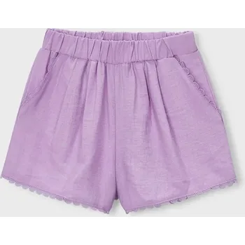 Chlapecké kraťasy Dětské kraťasy Mayoral 3222.6H.Mini.PPY2 fialová 40X, vel. 128