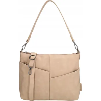 Kabelka Dámská kabelka Beagles Lourenza - světlá taupe