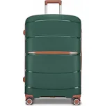 Moderní cestovní kufr Kono - PP - zelený - 91 L