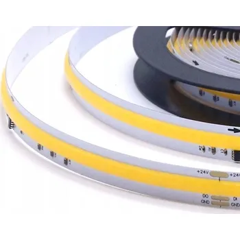 LED páska 5m LED pásek COB digitální 6000K 11W 24V studená bílá SPI WS2811 420 LED/m Digital