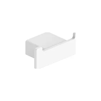 Věšák KFA KOUPELNOVÝ VĚŠÁK BODOVÝ DVOJITÝ, BÍLÝ MAT