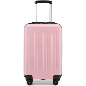 Lehký kabinový ABS+PC kufr Kono - růžový - 33 L