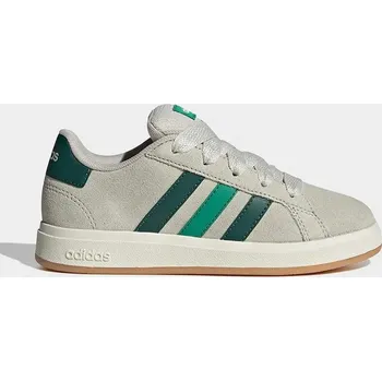 Chlapecké tenisky Dětské semišové tenisky adidas GRAND COURT 00s IH6413 béžová 12X, EUR 38 2/3