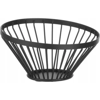 KOŠÍK MÍSA DRÁTĚNÁ NA OVOCE ČERNÁ S MATNÝM POVLAKEM PR. 150MM HENDI
