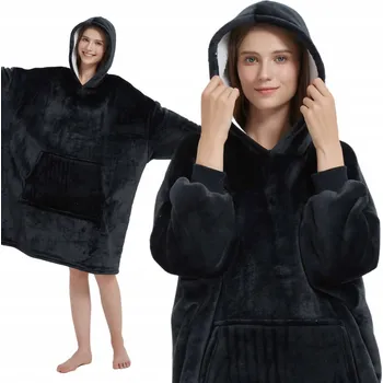 Dámská mikina Mikina Spod Igły i Nitki černá s kapucí, univerzální