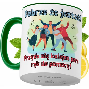 Hrnek Polidraw Hrnek Polidraw Vítejte v Práci jako Dárek keramický 330 ml