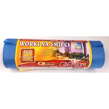 Pytle na odpadky Pytle na odpad GREMIUM LDPE 160l 10 Ks extra silné