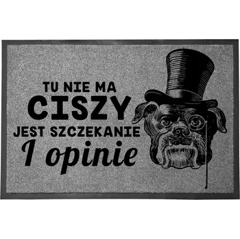 Rohožka VCHODOVÁ ROHOŽKA ŠEDÁ 40X60 CM KE DVEŘÍM S HUMOREM ŠTĚKÁNÍ A RECENZE