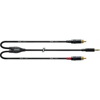 Audio kabel Kabel Cordial CFY 3 WCC minijack (3,5 mm) - 2x RCA (cinch) 3 m
