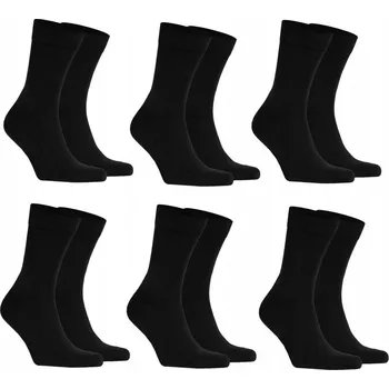 Dámské ponožky Dámské bavlněné Ponožky SB005 hladké Noviti 39-42 černé