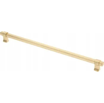 Nábytkové kování Moderní nábytková úchytka relingový úchyt GTV IMPERIAL 320 mm, kartáčované zlato