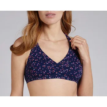 Dámské spodní prádlo Sportovní podprsenka COTONELLA Dunkelblau/ Pink 4998332 75B